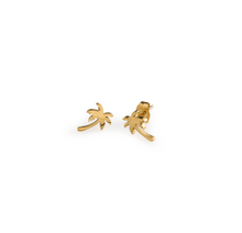 Load image into Gallery viewer, Vanja Palm Tree Stud Earrings Stainless Steel

