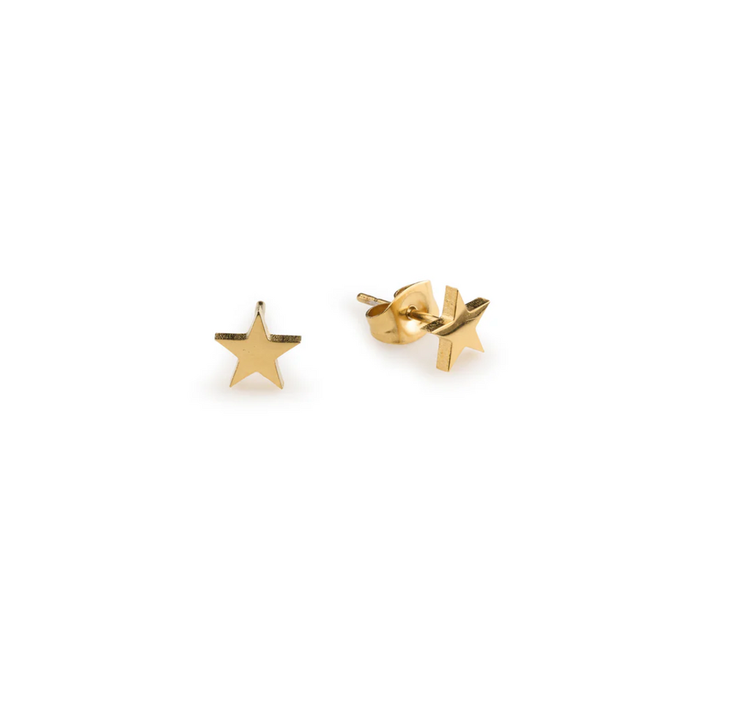 Grace Star Mini Stud Earrings Stainless Steel