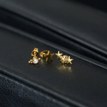 Load image into Gallery viewer, Grace Star Mini Stud Earrings Stainless Steel
