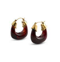 Load image into Gallery viewer, Carmen Resin Earrings Stainless Steel
