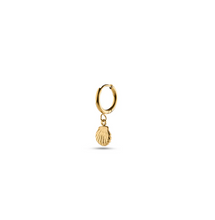 Load image into Gallery viewer, Ane Seashell Hoop Earrings Stainless Steel
