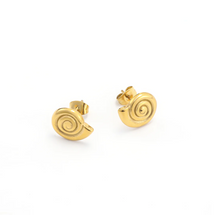 Load image into Gallery viewer, Anne Shell Stud Earrings Stainless Steel
