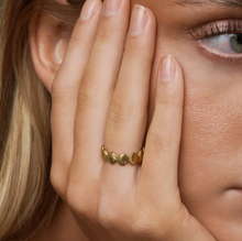 Load image into Gallery viewer, Ane Seashell Adjustable Ring Stainless Steel
