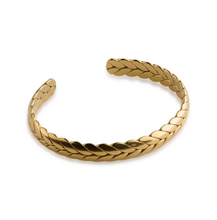 Load image into Gallery viewer, Silje Braid Bangle Bracelet Stainless Steel
