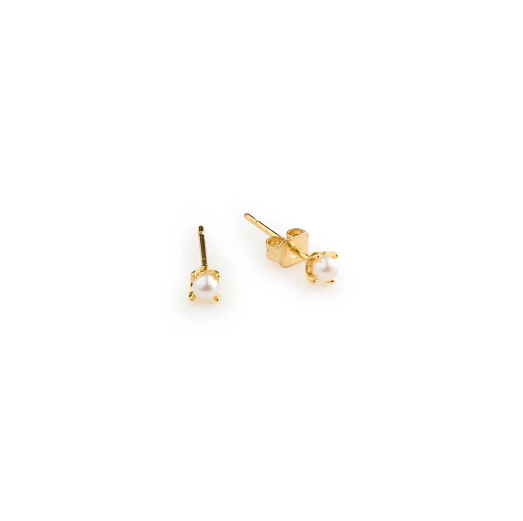 Essie Mini Pearl Stud Earrings