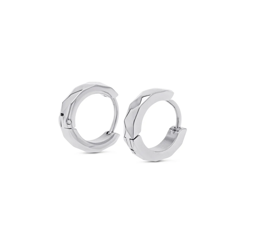 Noor Spike Hoop Earrings