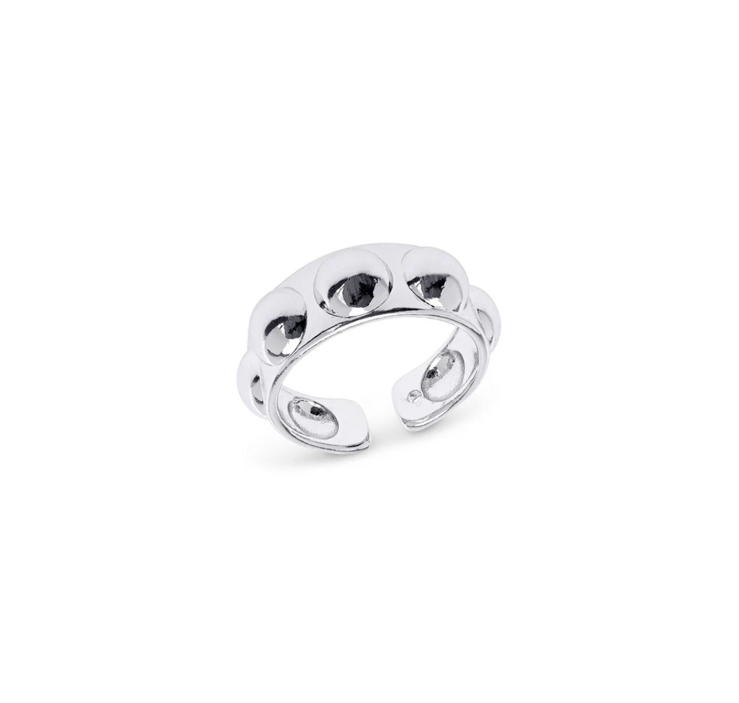 Reah Bubble Structure Ring Stainless Steel