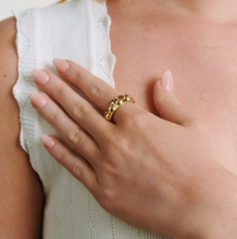 Load image into Gallery viewer, Reah Bubble Structure Ring Stainless Steel
