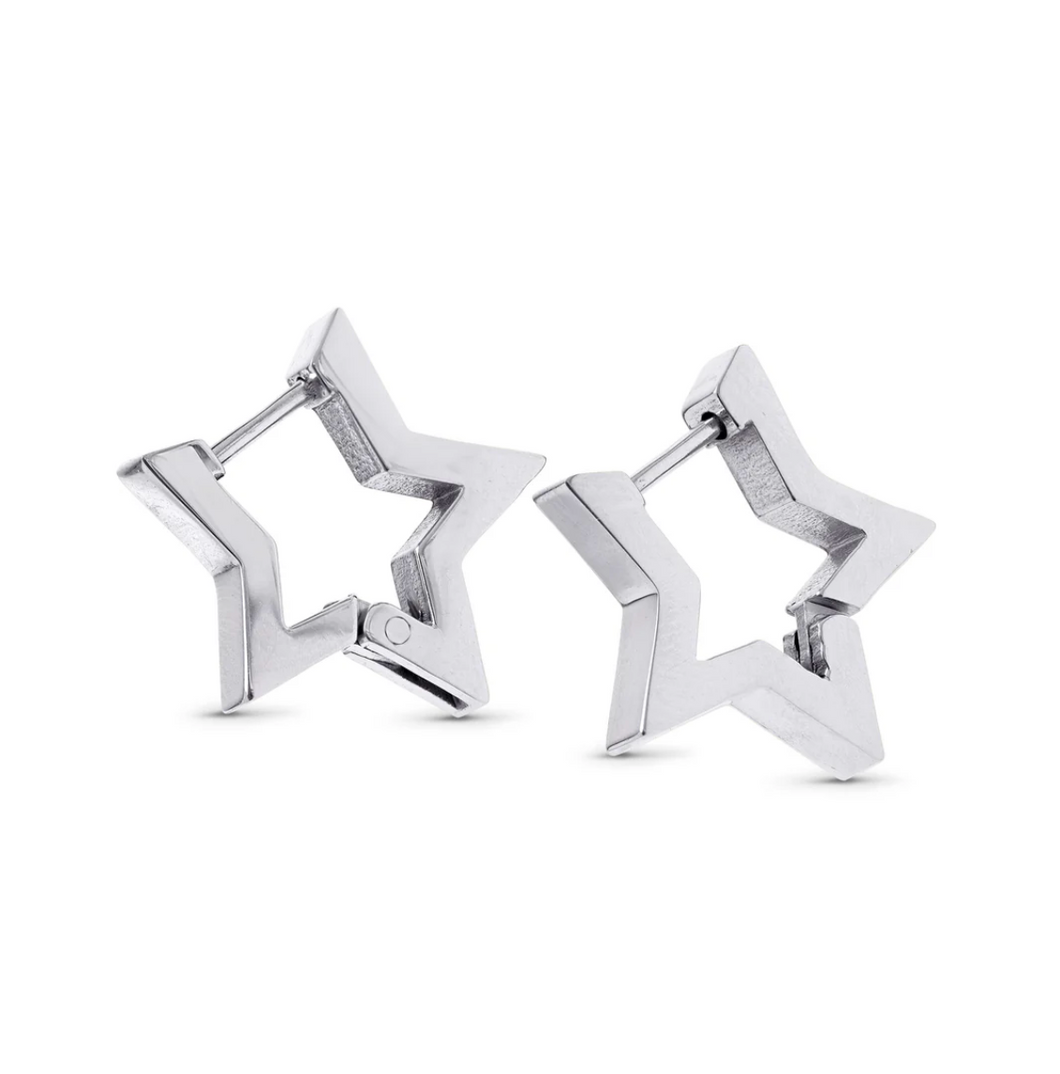 Wild Star Hoop Earrings