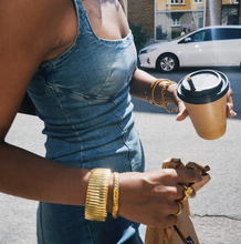 Load image into Gallery viewer, Nova Ribbed Adjustable Ring Stainless Steel
