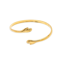 Load image into Gallery viewer, Petra Open Bangle Bracelet Stainless Steel
