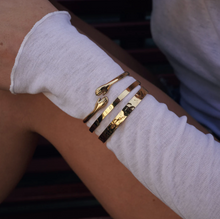 Load image into Gallery viewer, Petra Open Bangle Bracelet Stainless Steel
