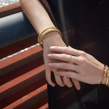 Load image into Gallery viewer, Petra Open Bangle Bracelet Stainless Steel
