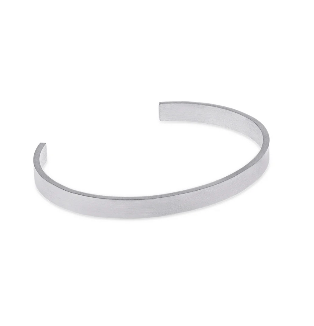 Tristan Sleek Bangle Bracelet Stainless Steel