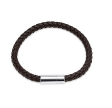 Load image into Gallery viewer, Oliver Leather Bracelet Stainless Steel
