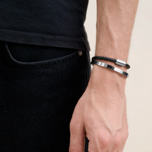 Load image into Gallery viewer, Oliver Leather Bracelet Stainless Steel
