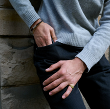 Load image into Gallery viewer, Oliver Leather Bracelet Stainless Steel
