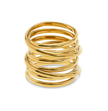 Load image into Gallery viewer, Kylie Multi Layered Ring Stainless Steel

