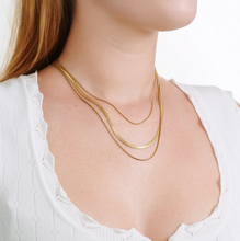 Load image into Gallery viewer, Matilde Triple Chain Necklace Stainless Steel
