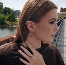 Load image into Gallery viewer, Hollie Hoop Earrings 13MM Stainless Steel
