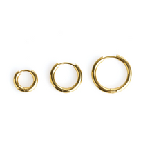 Load image into Gallery viewer, Hollie Hoop Earrings 13MM Stainless Steel
