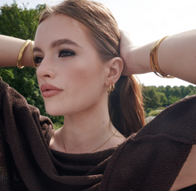 Load image into Gallery viewer, Hollie Hoop Earrings 21MM Stainless Steel
