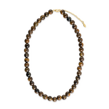 Load image into Gallery viewer, Birgit Tiger Eye Necklace Stainless Steel
