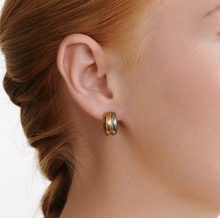 Load image into Gallery viewer, Vendela Duo Stud Earrings Stainless Steel
