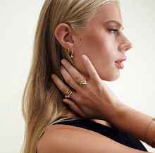 Load image into Gallery viewer, Jenna Pearl Ring Stainless Steel
