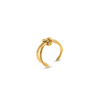 Load image into Gallery viewer, Poppy Knot Ring Stainless Steel
