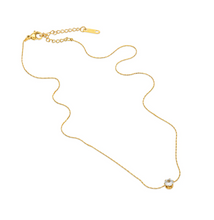 Load image into Gallery viewer, Lynne Crystal Necklace Stainless Steel
