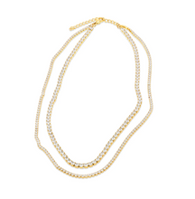 Load image into Gallery viewer, Melina Crystal Necklace Stainless Steel
