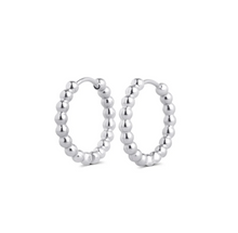 Load image into Gallery viewer, Hildur Bubble Hoop Earrings Stainless Steel
