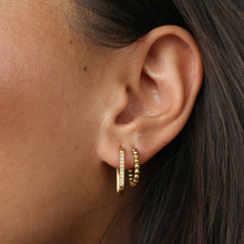 Load image into Gallery viewer, Hildur Bubble Hoop Earrings Stainless Steel
