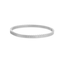 Load image into Gallery viewer, Meja Textured Bangle Bracelet Stainless Steel
