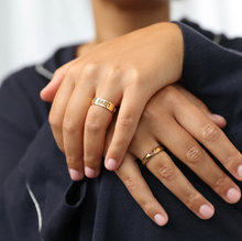 Load image into Gallery viewer, Jive Love Letter Ring Stainless Steel
