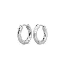 Load image into Gallery viewer, Hildur Organic Hoop Earrings Stainless Steel
