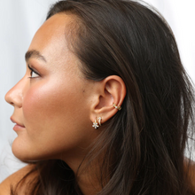 Load image into Gallery viewer, Georgie Flower Ear Cuff Stainless Steel
