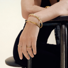 Load image into Gallery viewer, Melissa Duo Crystal Ring Stainless Steel
