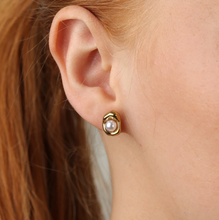 Load image into Gallery viewer, Ilse Pearl Stud Earrings Stainless Steel
