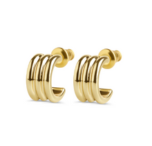 Load image into Gallery viewer, Gun Multi Layered Stud Earrings Stainless Steel
