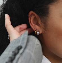 Load image into Gallery viewer, Adela Sleek Hoop Earrings Stainless Steel
