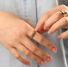 Load image into Gallery viewer, Maggie Structure Ring Stainless Steel
