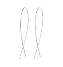 Load image into Gallery viewer, Zephyr Wire Loop Earrings Stainless Steel
