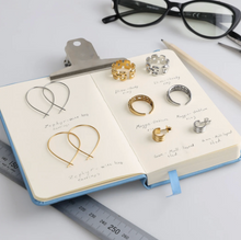 Load image into Gallery viewer, Zephyr Wire Loop Earrings Stainless Steel
