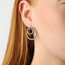 Load image into Gallery viewer, Lara Swirl Stud Earrings Stainless Steel
