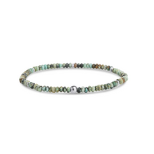 Load image into Gallery viewer, Ghada Stone Bracelet Stainless Steel
