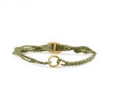 Load image into Gallery viewer, Alex Rope Bracelet Circle  Stainless Steel
