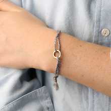 Load image into Gallery viewer, Alex Rope Bracelet Circle  Stainless Steel
