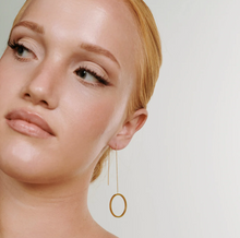 Load image into Gallery viewer, Tiril Circle Chain Earrings Stainless Steel
